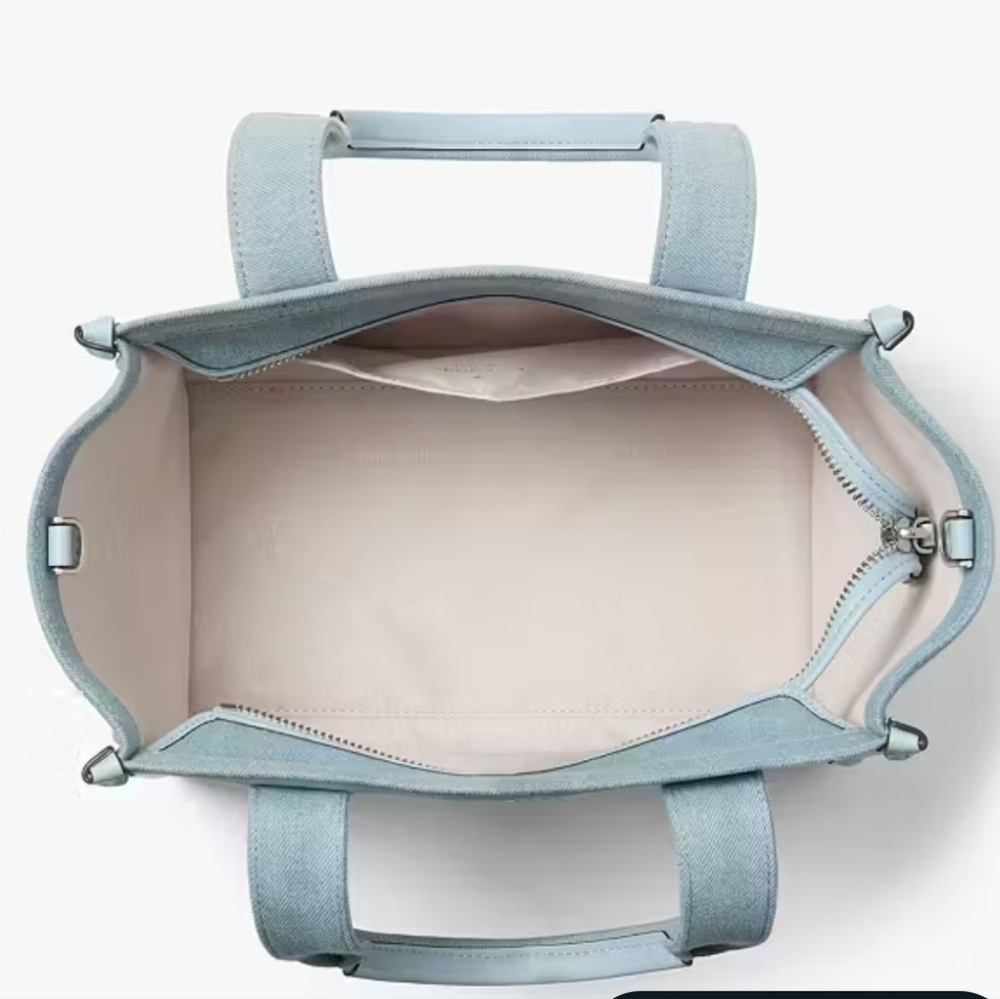 Kate Spade Kip Denim Small Tote, Blue Multicolor - Picture 3 of 5